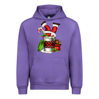 Tulip Santa claus in a coffee cup Urban Hoodie - FaDigitalArtStudio