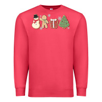 Cardinal christmas gingerbread cookies Premium Sweatshirt - MaliasSmallBusiness