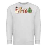 Dove Grey christmas gingerbread cookies Premium Sweatshirt - MaliasSmallBusiness