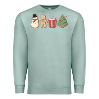 Seafoam christmas gingerbread cookies Premium Sweatshirt - MaliasSmallBusiness