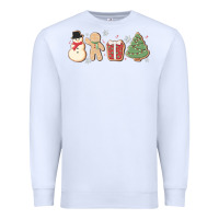 White christmas gingerbread cookies Premium Sweatshirt - MaliasSmallBusiness