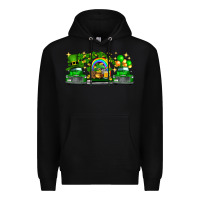 Black st patricks trucks Premium Hoodie - FaDigitalArtStudio