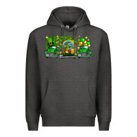 Charcoal Heather st patricks trucks Premium Hoodie - FaDigitalArtStudio