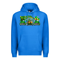 True Royal st patricks trucks Premium Hoodie - FaDigitalArtStudio