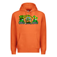 Carrot st patricks trucks Premium Hoodie - FaDigitalArtStudio