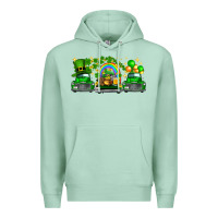 Seafoam st patricks trucks Premium Hoodie - FaDigitalArtStudio