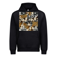 Black cowhide leopard seamless pattern Urban Hoodie - HRA Design Shop