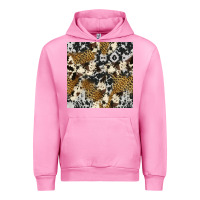 Fuchsia Pink cowhide leopard seamless pattern Urban Hoodie - HRA Design Shop