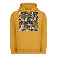 Pigment Peanut Butter cowhide leopard seamless pattern Urban Hoodie - HRA Design Shop