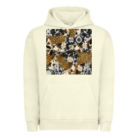 Pigment Pistachio cowhide leopard seamless pattern Urban Hoodie - HRA Design Shop