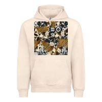 Sandshell cowhide leopard seamless pattern Urban Hoodie - HRA Design Shop
