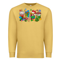 Antique Gold autism awareness christmas coffee Premium Sweatshirt - MaliasSmallBusiness