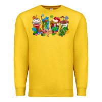 Lemon autism awareness christmas coffee Premium Sweatshirt - MaliasSmallBusiness
