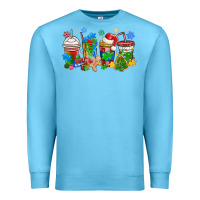 Ocean Blue autism awareness christmas coffee Premium Sweatshirt - MaliasSmallBusiness