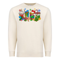 Sandshell autism awareness christmas coffee Premium Sweatshirt - MaliasSmallBusiness