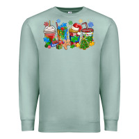 Seafoam autism awareness christmas coffee Premium Sweatshirt - MaliasSmallBusiness