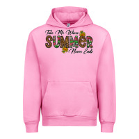 Fuchsia Pink take me where summer never ends Urban Hoodie - CowhideDigitalArt