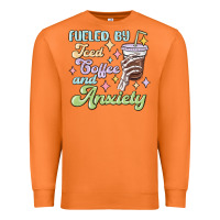 Carrot fueled by iced coffee and anxiety Premium Sweatshirt - MaliasSmallBusiness