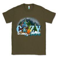 Army Green cozy season Classic Tee - FaDigitalArtStudio