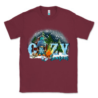 Burgundy cozy season Classic Tee - FaDigitalArtStudio