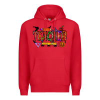 Red teacher halloween Premium Hoodie - RacoonDesign
