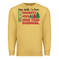 Antique Gold dear santa ive been Premium Sweatshirt - MaliasSmallBusiness