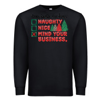 Black dear santa ive been Premium Sweatshirt - MaliasSmallBusiness
