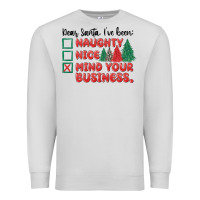 Dove Grey dear santa ive been Premium Sweatshirt - MaliasSmallBusiness