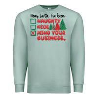 Seafoam dear santa ive been Premium Sweatshirt - MaliasSmallBusiness