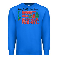 True Royal dear santa ive been Premium Sweatshirt - MaliasSmallBusiness