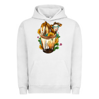 Pigment Lunar Rock simmental cow bobba cup Urban Hoodie - FaDigitalArtStudio
