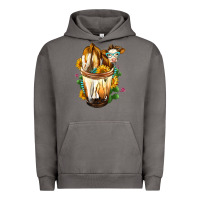 Pigment Tornado simmental cow bobba cup Urban Hoodie - FaDigitalArtStudio