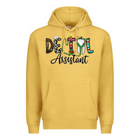 Antique Gold dentalassistant Premium Hoodie - CowhideDigitalArt