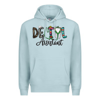 Blue Mist dentalassistant Premium Hoodie - CowhideDigitalArt
