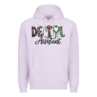 Lilac dentalassistant Premium Hoodie - CowhideDigitalArt