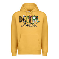 Mustard dentalassistant Premium Hoodie - CowhideDigitalArt