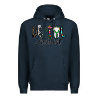 Navy dentalassistant Premium Hoodie - CowhideDigitalArt