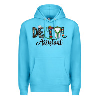 Ocean Blue dentalassistant Premium Hoodie - CowhideDigitalArt