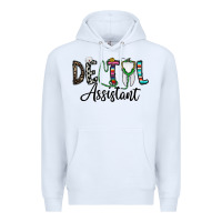 White dentalassistant Premium Hoodie - CowhideDigitalArt