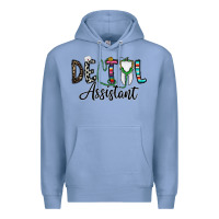 Colony Blue dentalassistant Premium Hoodie - CowhideDigitalArt
