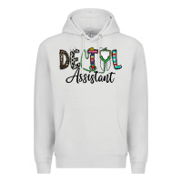 Dove Grey dentalassistant Premium Hoodie - CowhideDigitalArt