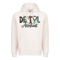 Pale Pink dentalassistant Premium Hoodie - CowhideDigitalArt