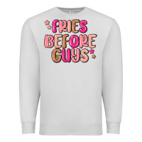Dove Grey fries before guys Premium Sweatshirt - MaliasSmallBusiness