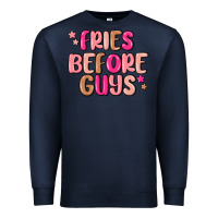 Navy fries before guys Premium Sweatshirt - MaliasSmallBusiness