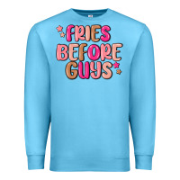 Ocean Blue fries before guys Premium Sweatshirt - MaliasSmallBusiness
