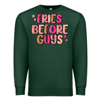 Sports Green fries before guys Premium Sweatshirt - MaliasSmallBusiness