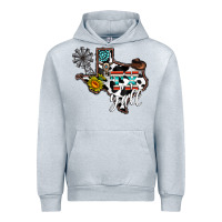 Heather Grey tx yall western Urban Hoodie - CowhideDigitalArt