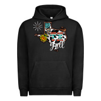 Pigment Black tx yall western Urban Hoodie - CowhideDigitalArt