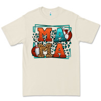 Bone Bowling mama leopard frame Mother's Day Premium Tee - LillyAllenDesigns