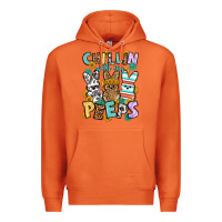 Carrot Chillin with my peeps Easter Premium Hoodie - OliviaCreatesArt